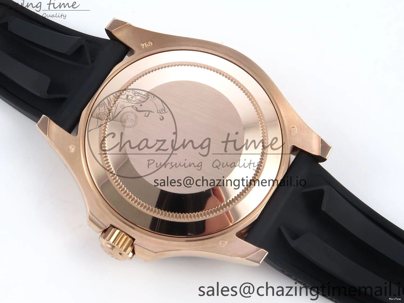 MiroTime 0303 Yacht-Master 40mm 126655 EWEF Best Edition Black Dial on Oysterflex Strap A Sophisticated 787